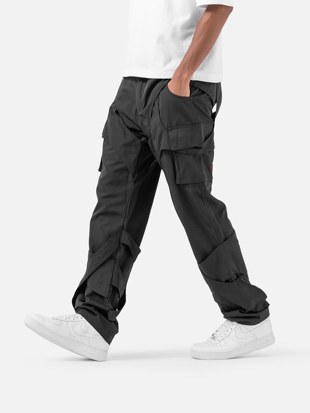 Pocket cargo pants Black – Sixth June USA