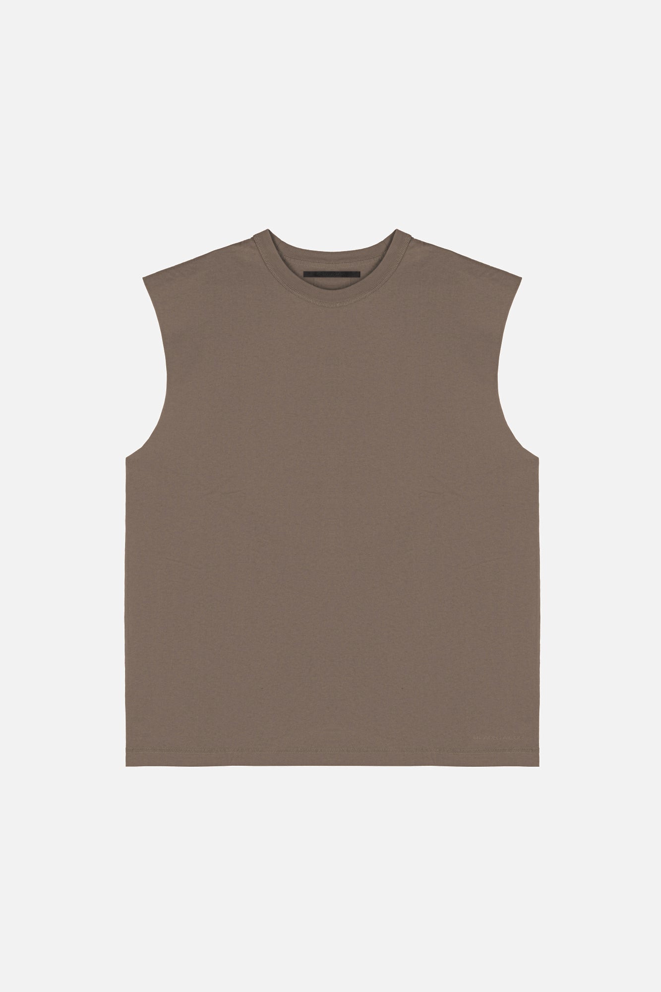 SLEEVELESS T-SHIRT MUD