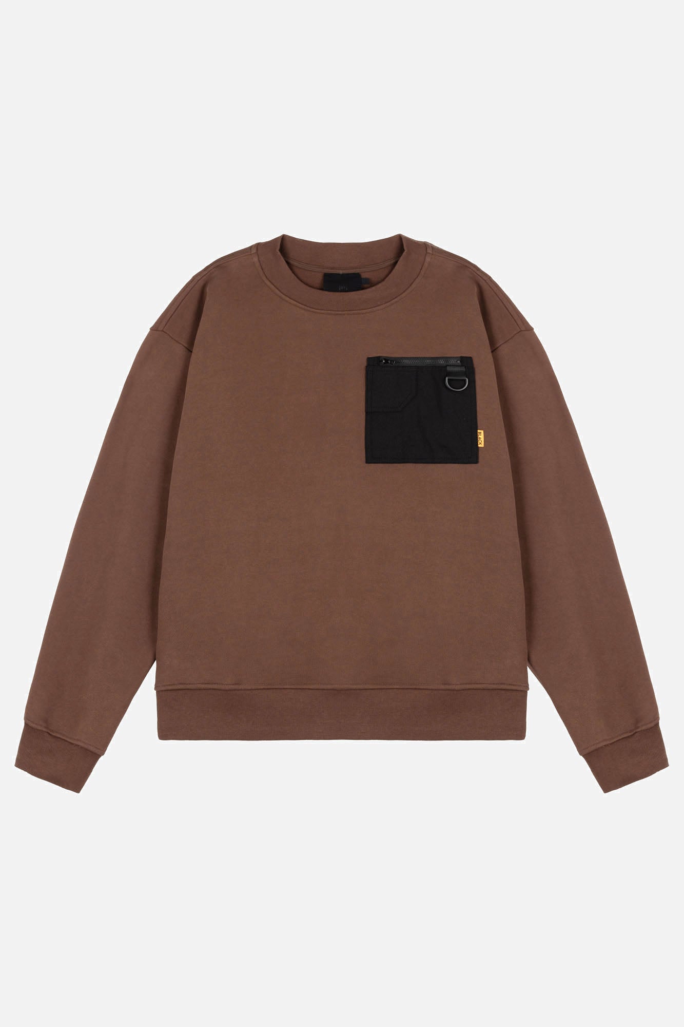 UTILITY SWEATSHIRT DARK BROWN