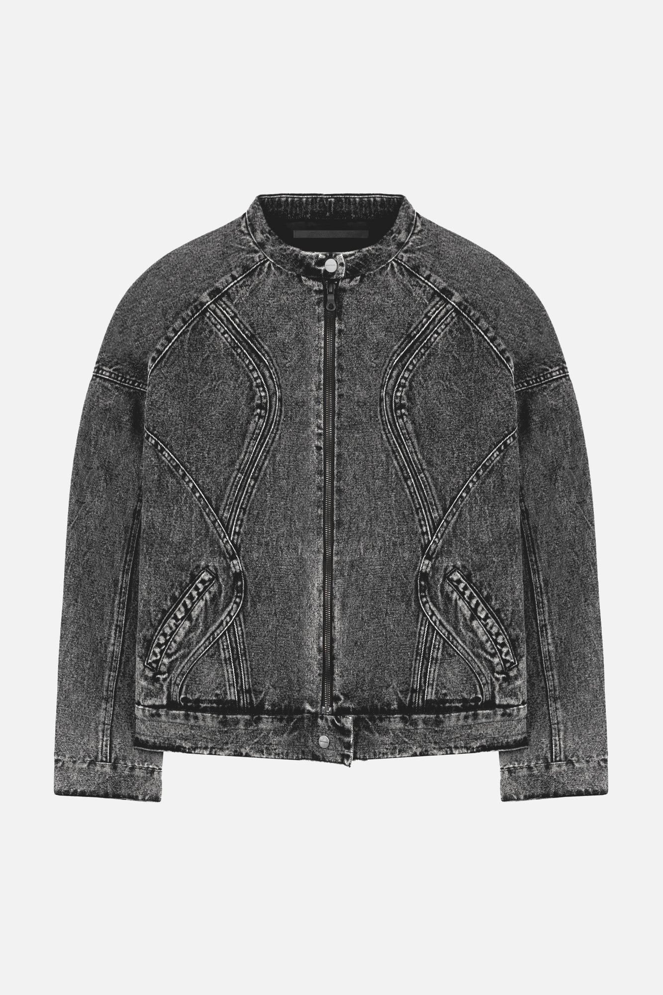 DENIM BIKER JACKET NOISE