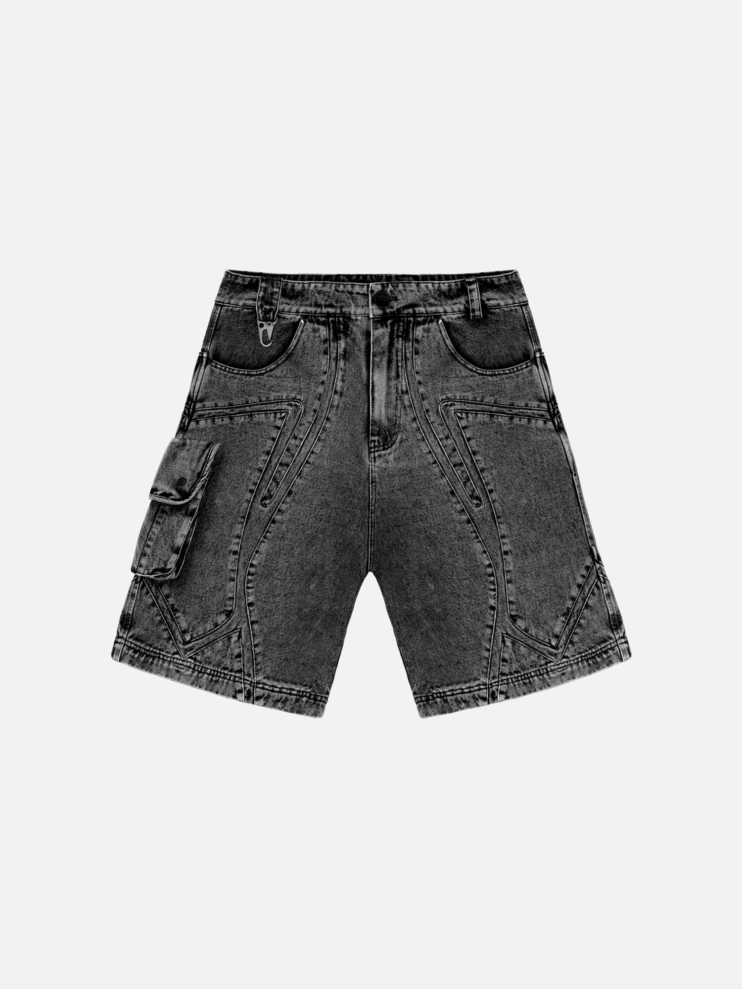 S6 DENIM CARGO SHORTS