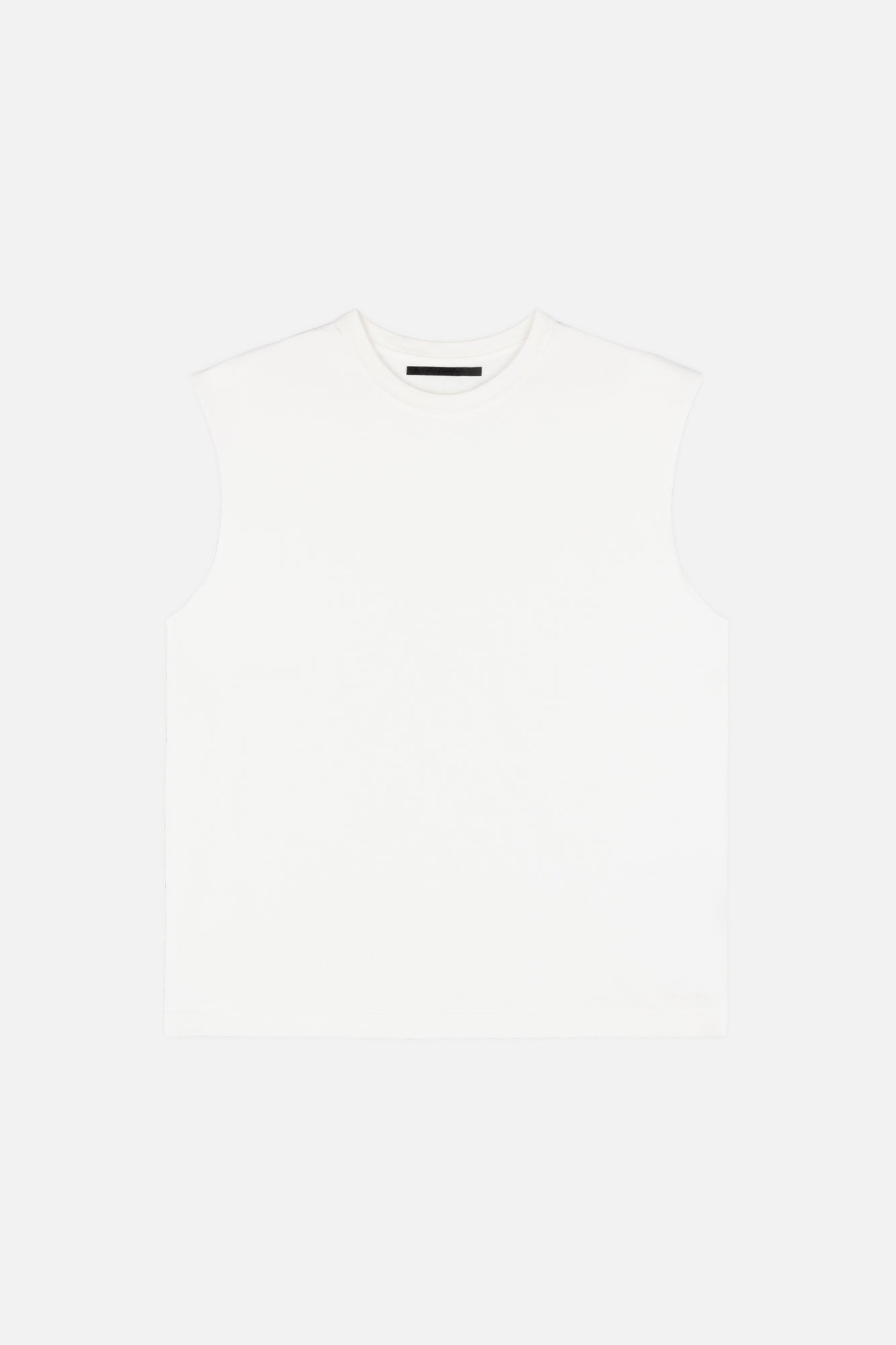 SLEEVELESS T-SHIRT WHITE