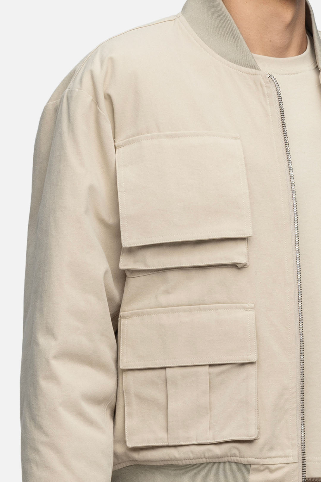 FUNCTIONAL BOMBER JACKET BIRCH