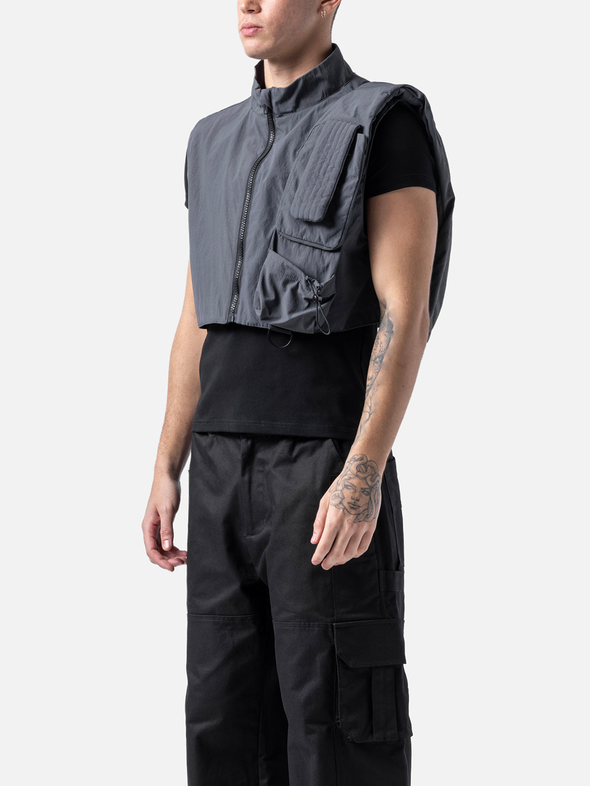 UTILITY VEST DARK GREY