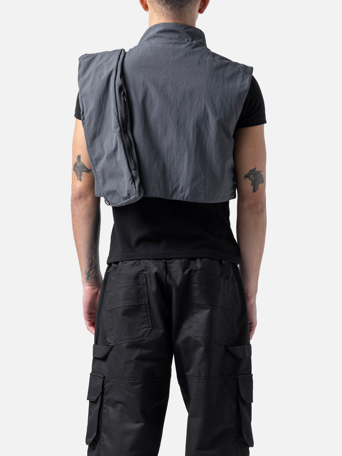 UTILITY VEST DARK GREY