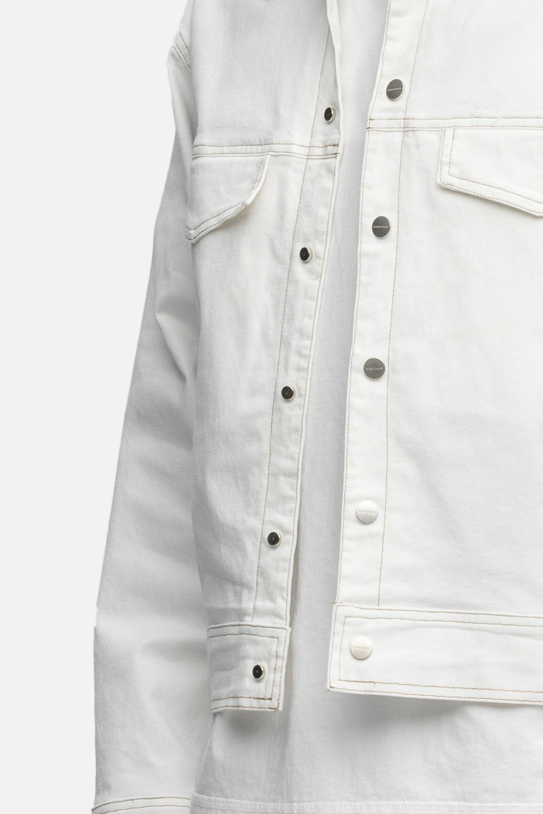 LINED CANVAS JACKET WHITE