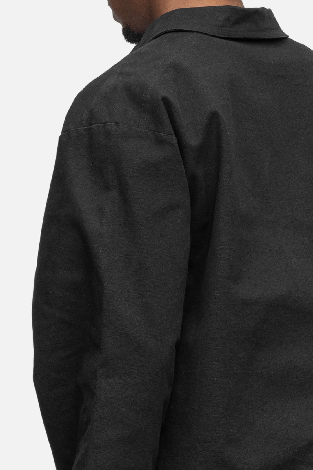 CANVAS JACKET WASHED BLACK