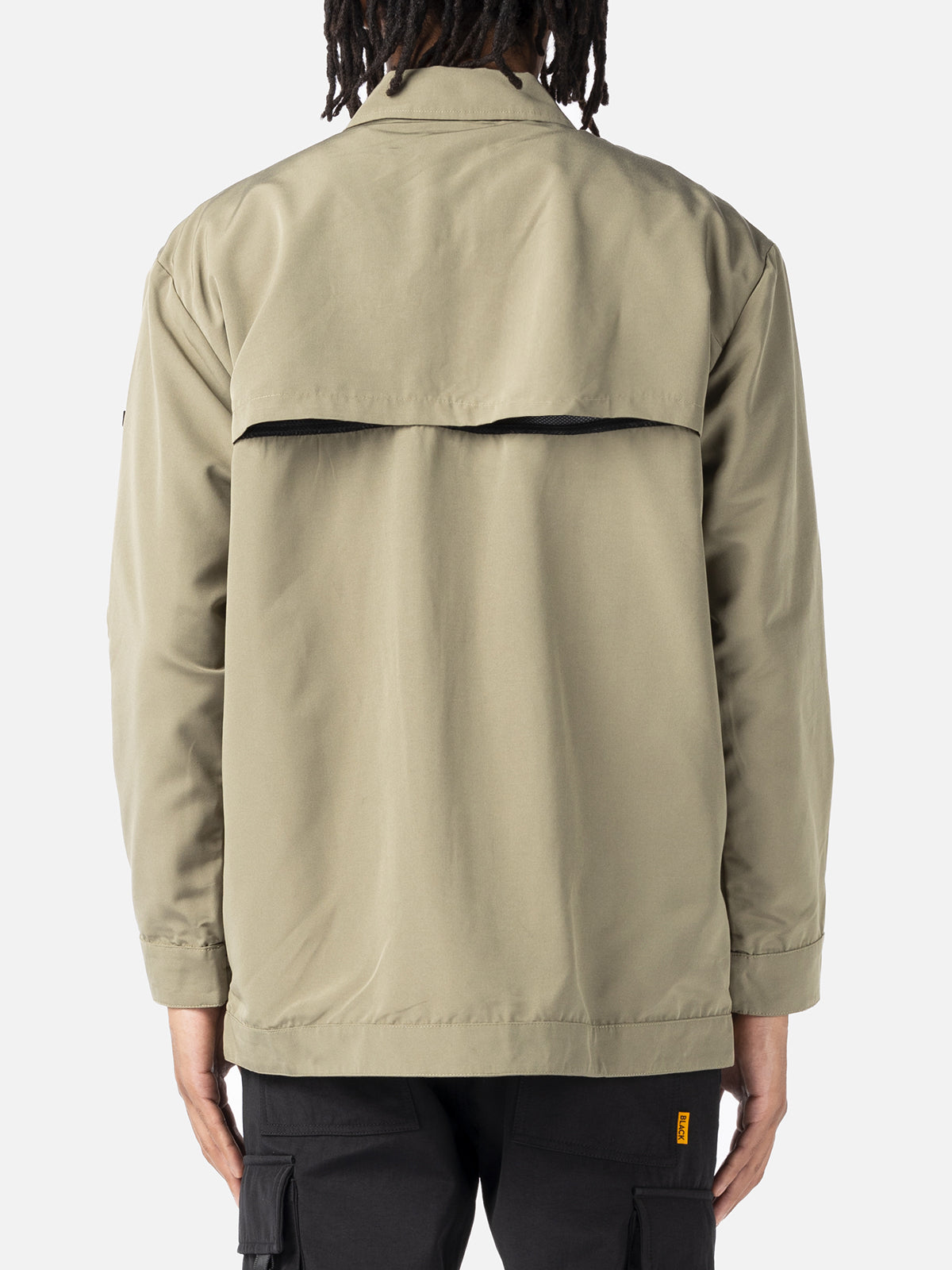 ZIP UP SHIRT MILITARY