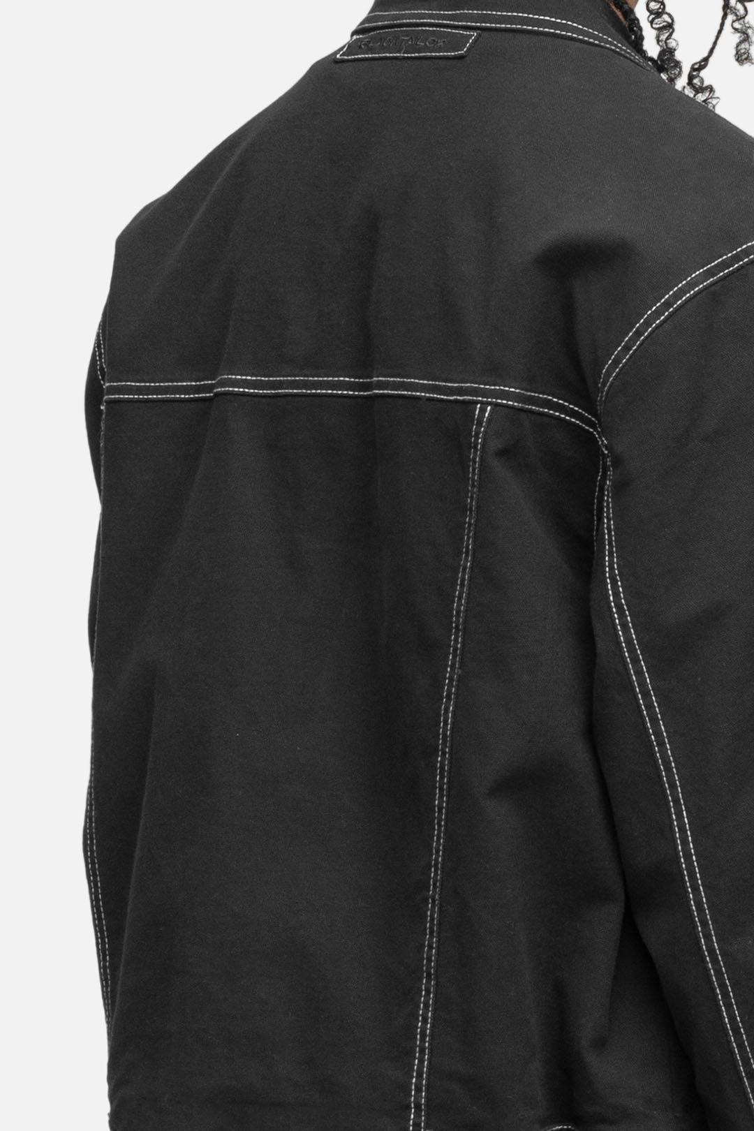 LINED CANVAS JACKET BLACK